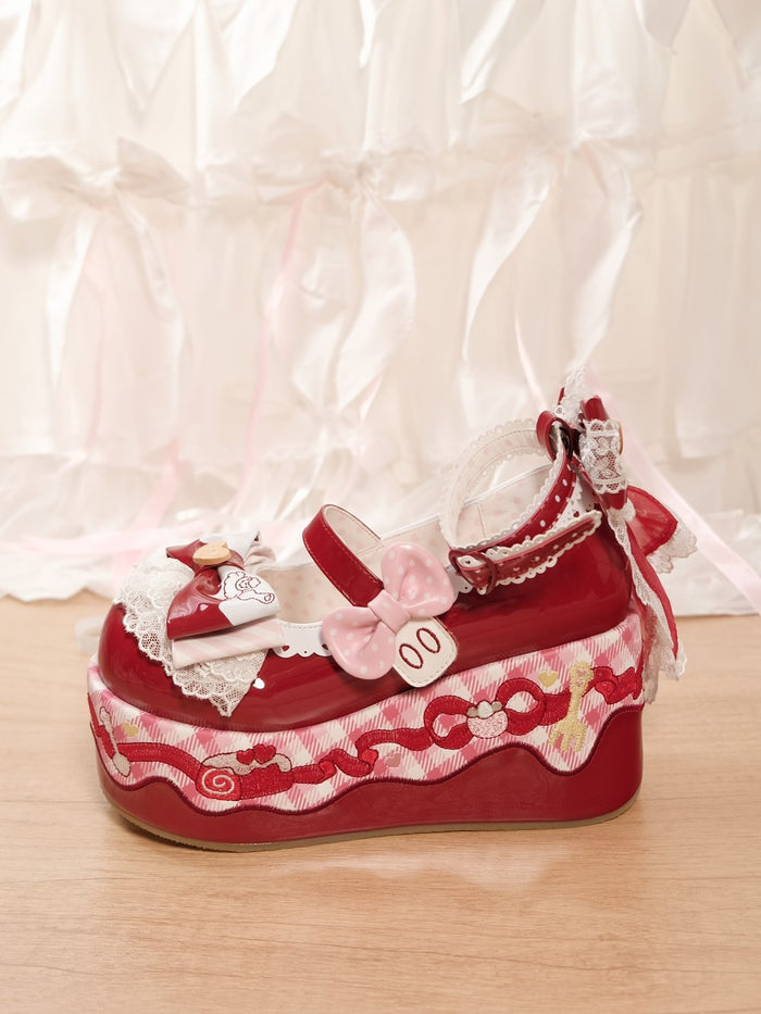 Strawberry Swiss Roll High Heels
