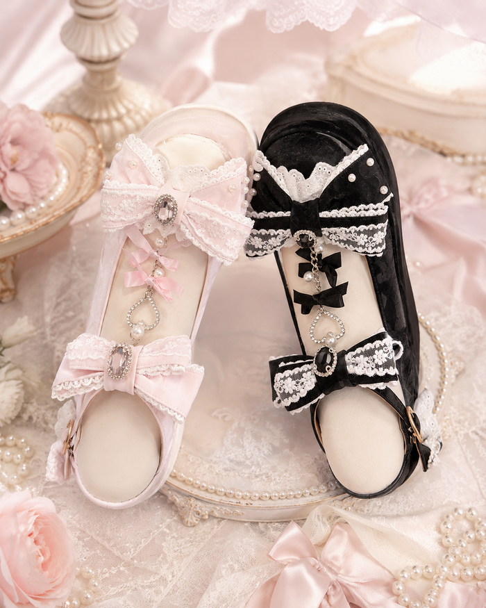 Platform shoes, flat Mary Jane Lolita shoes