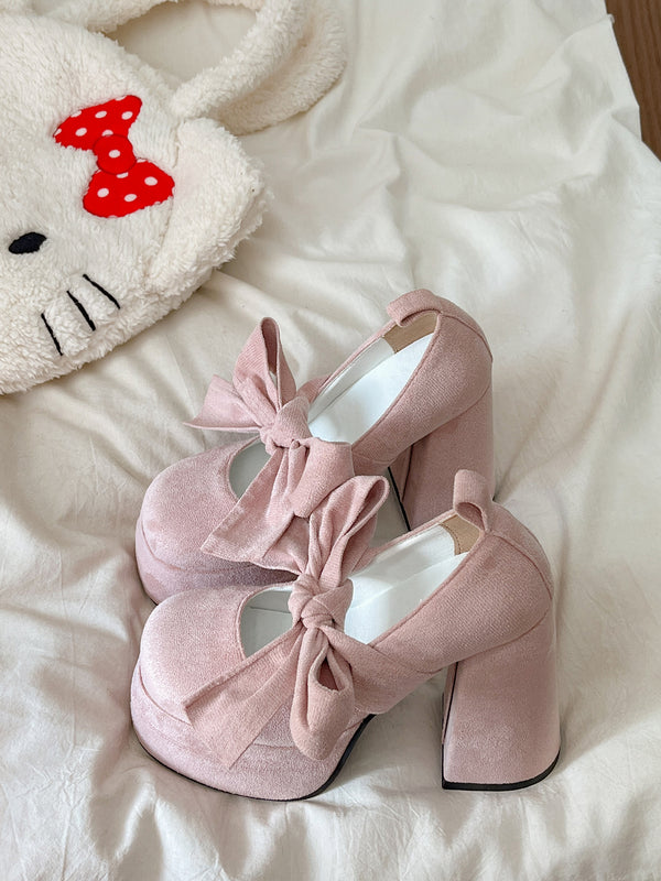 Chunky high heels for women