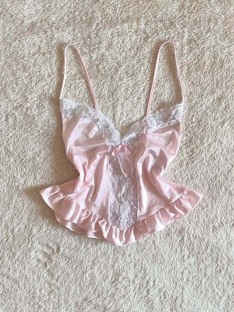 Princess style lace camisole