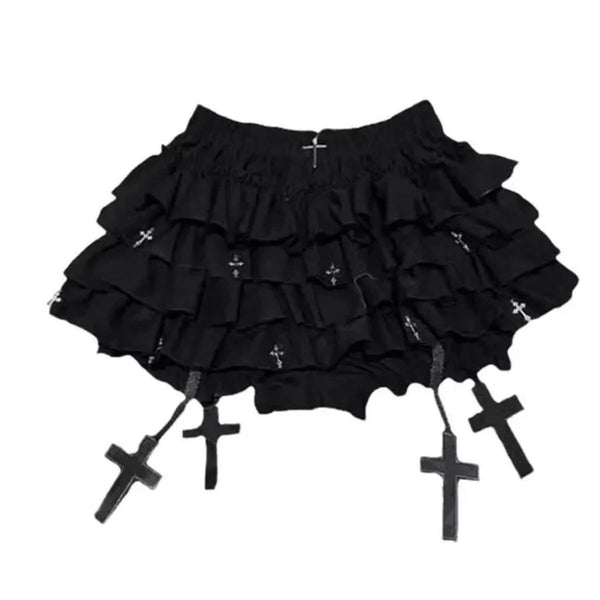 Dark girl short skirt