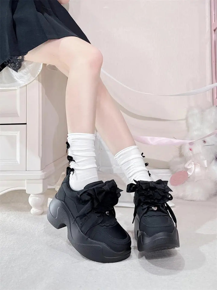Bow lace sneakers Soft Jam Studio