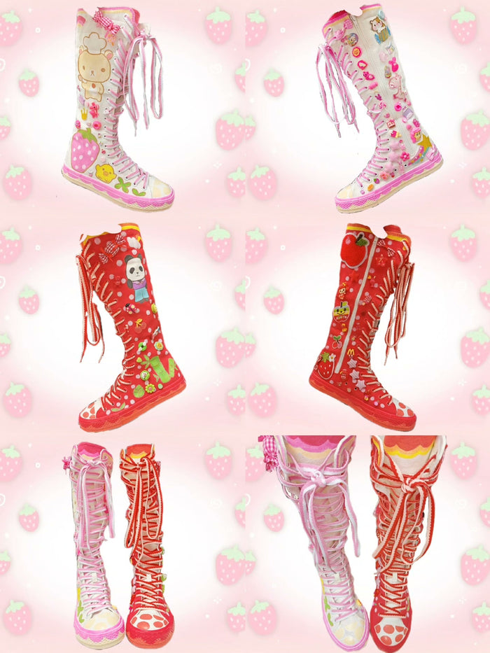 Super cute, maximalist, dopamine-style Decora shoes