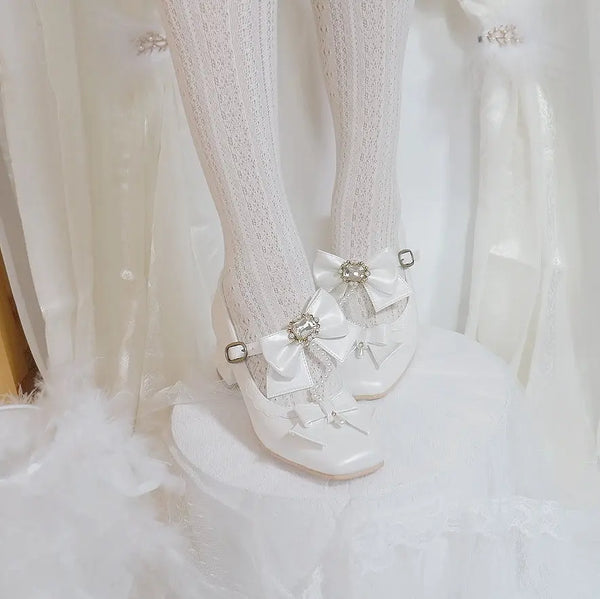 Square-toe Lolita shoes Mary Jane