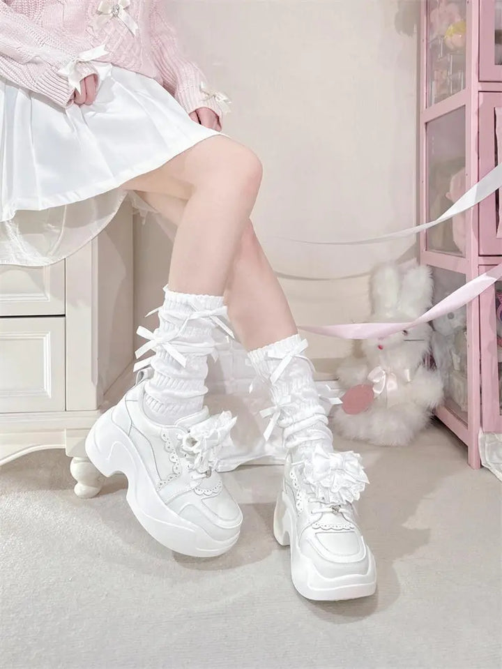 Bow lace sneakers Soft Jam Studio