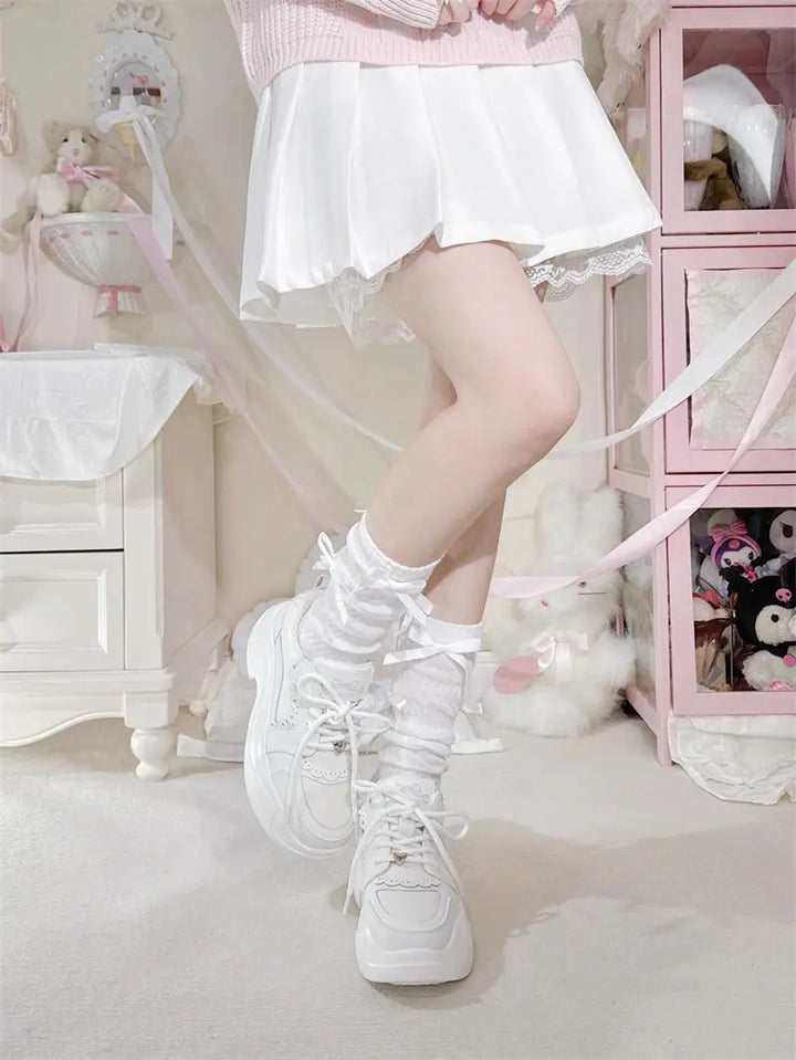 Bow lace sneakers Soft Jam Studio