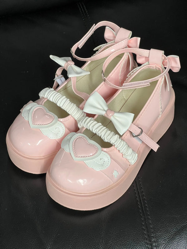 Back in stock: Pink Cute Bow Shoes- size: 37 Soft Jam Studio