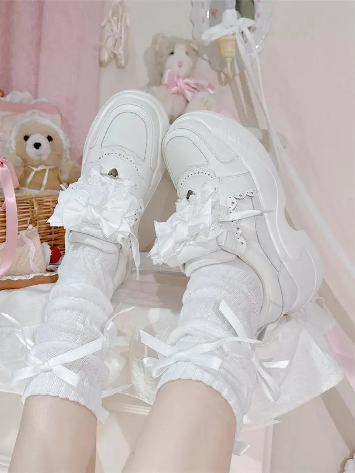 Bow lace sneakers Soft Jam Studio
