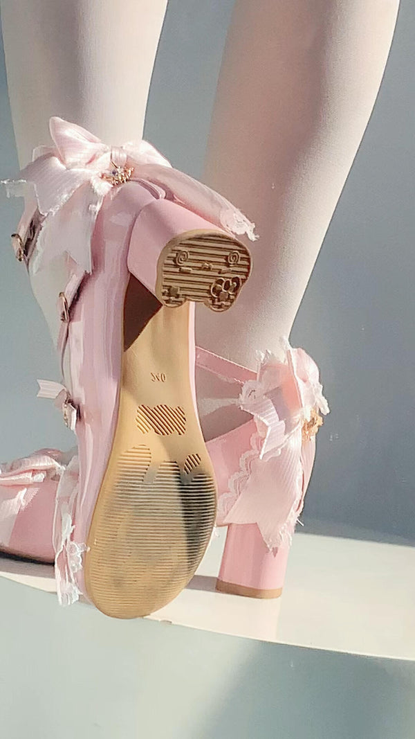 Cute and Elegant Cat Heel Mary Jane