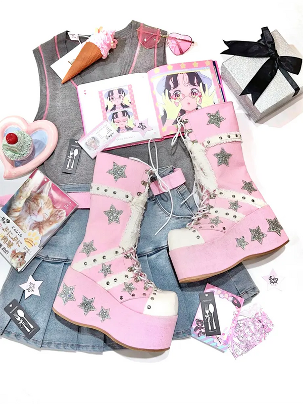 Shibuya Galaxy Women's Boots Soft Jam Studio