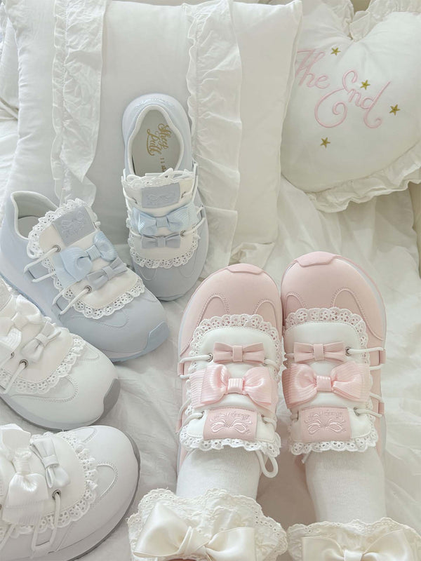 Bow Platform Sneakers