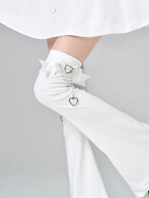 Subculture Bow Chain Leg Warmers