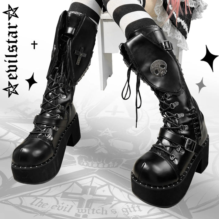 Original Punk Cross Boots Soft Jam Studio