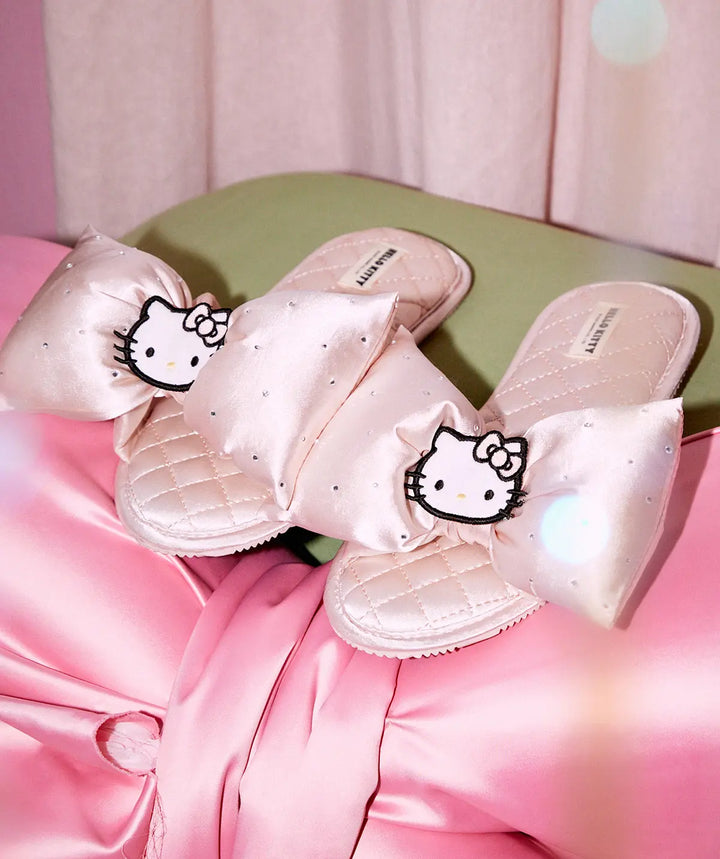 Hello Kitty pink cotton slippers Soft Jam Studio