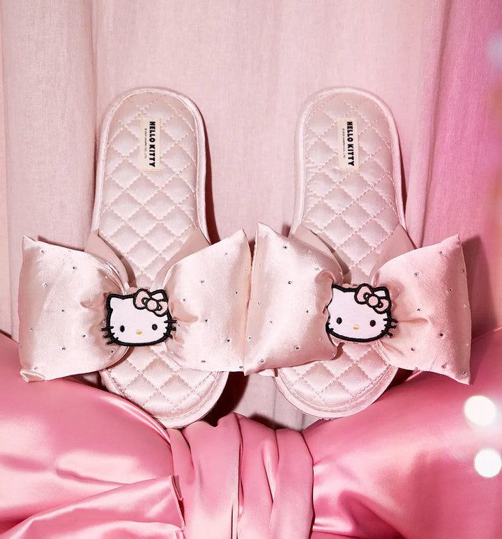 Hello Kitty pink cotton slippers Soft Jam Studio