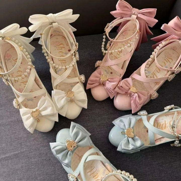 Elegant and cute Lolita shoes Soft Jam Studio