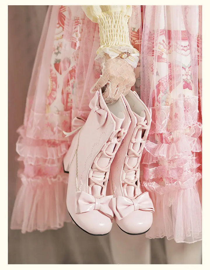 Elegant original Lolita boots for autumn and winter Soft Jam Studio
