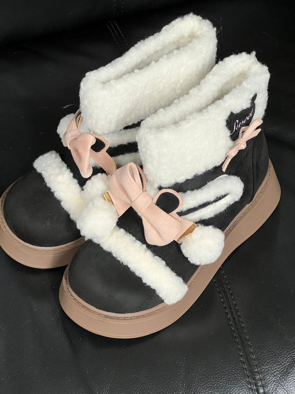 Back in stock: Brown Cute Boots- size: 37 Soft Jam Studio