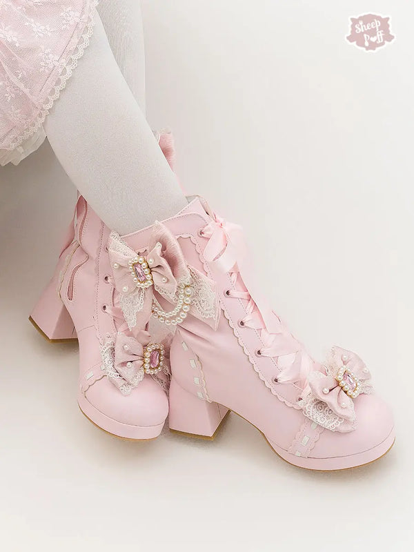 Cute retro autumn and winter boots Soft Jam Studio