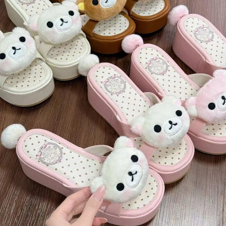 Rilakkuma flip flops Soft Jam Studio