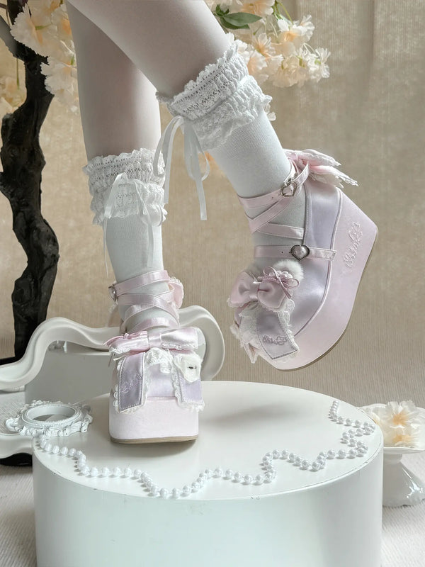 Lolita Bear Ears Bow Mary Jane Soft Jam Studio
