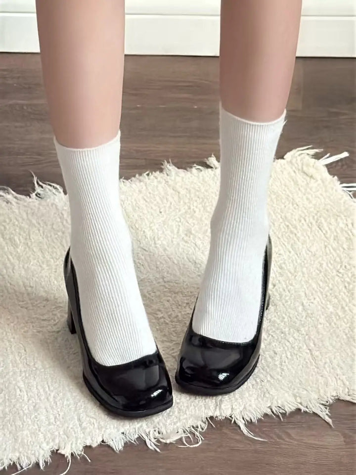 Black Square Toe Mary Jane Soft Jam Studio