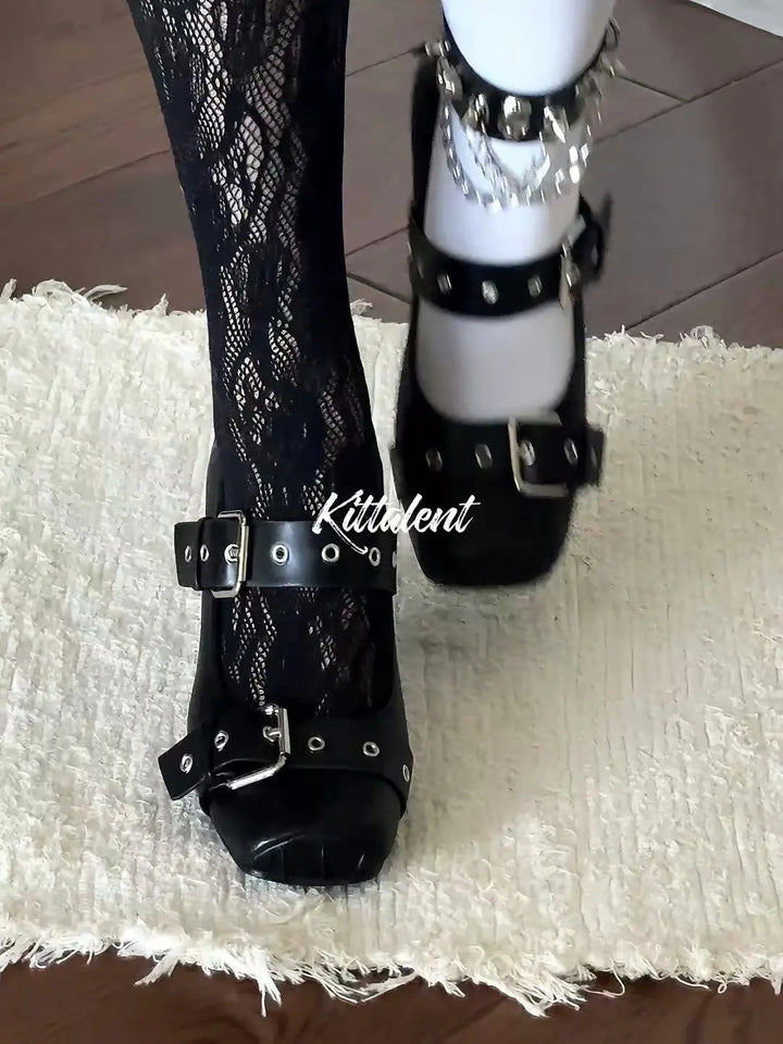 Mary Jane double punk shoes Soft Jam Studio