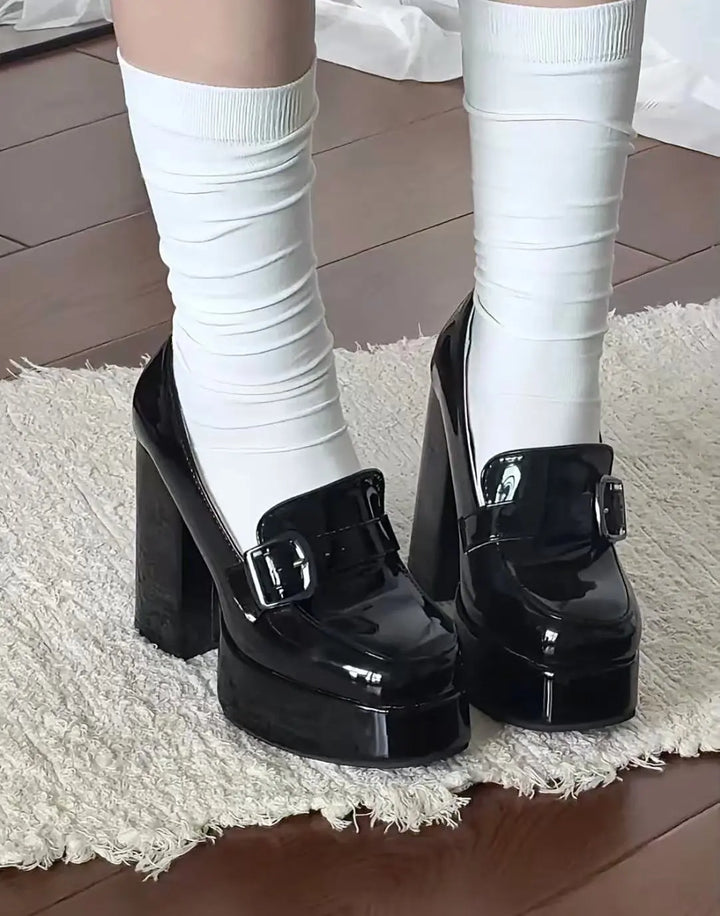 Everyday Mary Jane High Heels Black Soft Jam Studio
