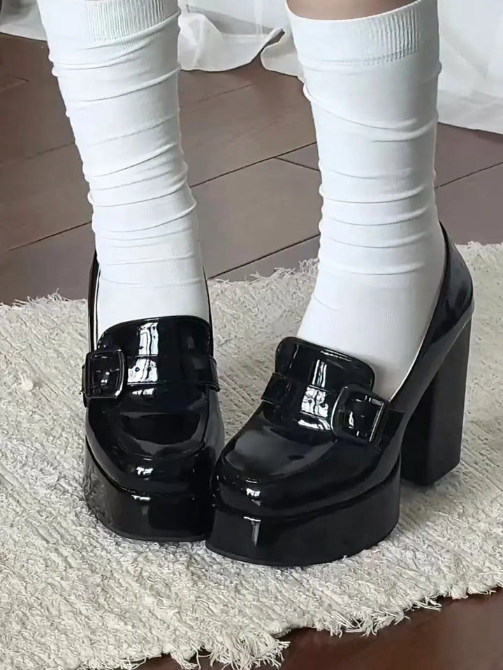 Everyday Mary Jane High Heels Black Soft Jam Studio