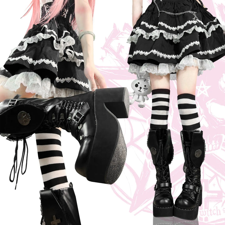 Original Punk Cross Boots Soft Jam Studio