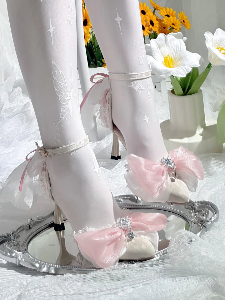 pink princess vintage style high heels Soft Jam Studio