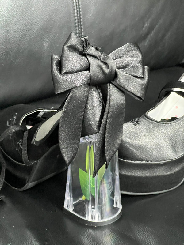 Back in stock: Black Bow Shoes size: 37 Soft Jam Studio