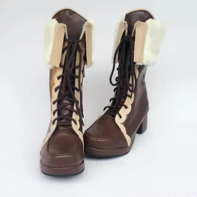 antaina fur boots Soft Jam Studio
