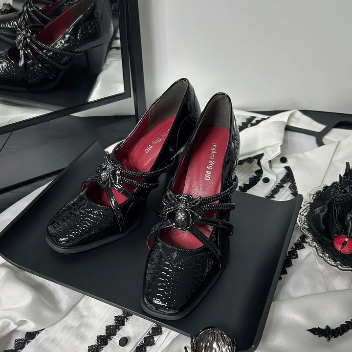 Dark Gothic Loafers Soft Jam Studio
