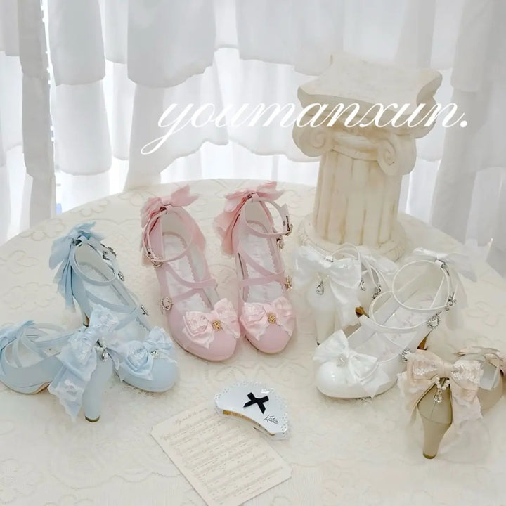 Elegant and cute Lolita shoes Soft Jam Studio