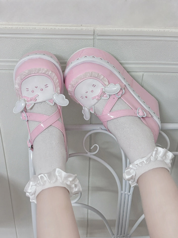 Japanese style thick-soled platform shoes Soft Jam Studio