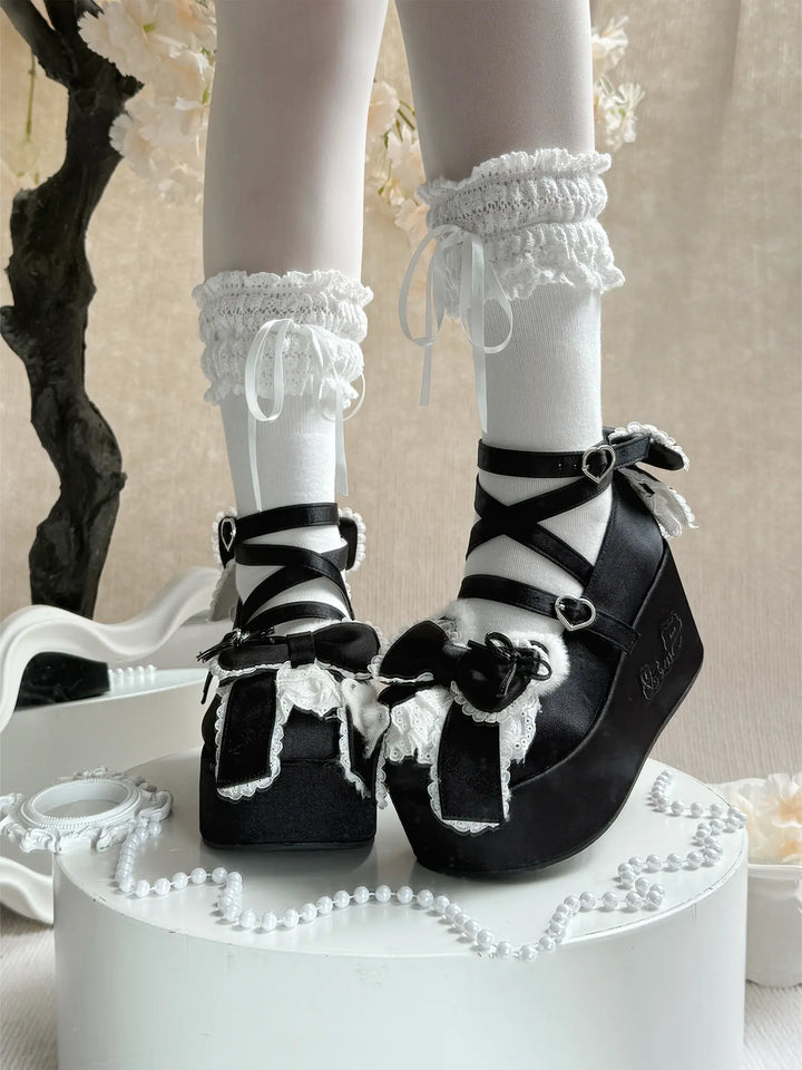 Lolita Bear Ears Bow Mary Jane Soft Jam Studio