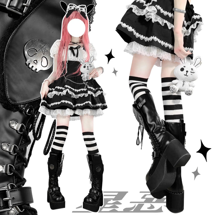Original Punk Cross Boots Soft Jam Studio
