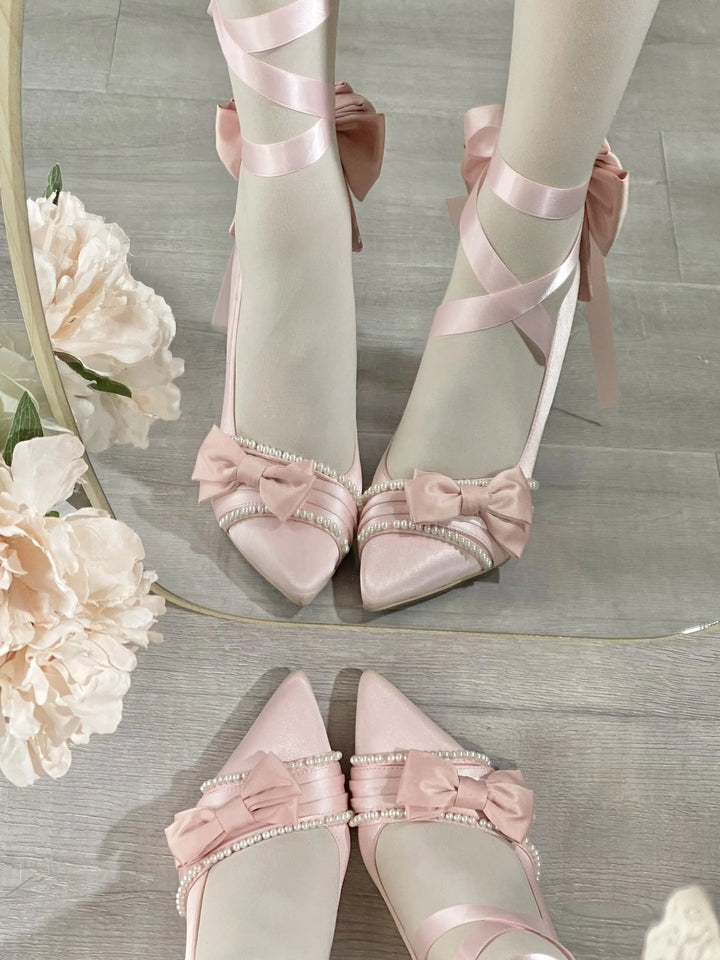 Bow pointed stilettos Soft Jam Studio