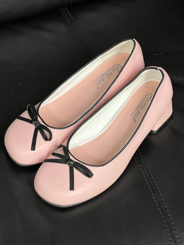 Back in stock: Pink Bow Shoes- size: 39 Soft Jam Studio