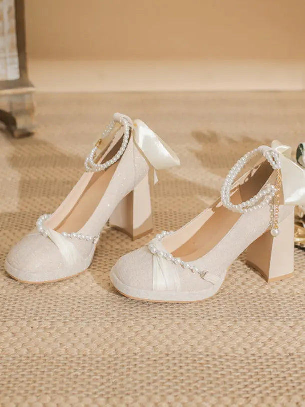 Glittery Mary Jane high heels Soft Jam Studio