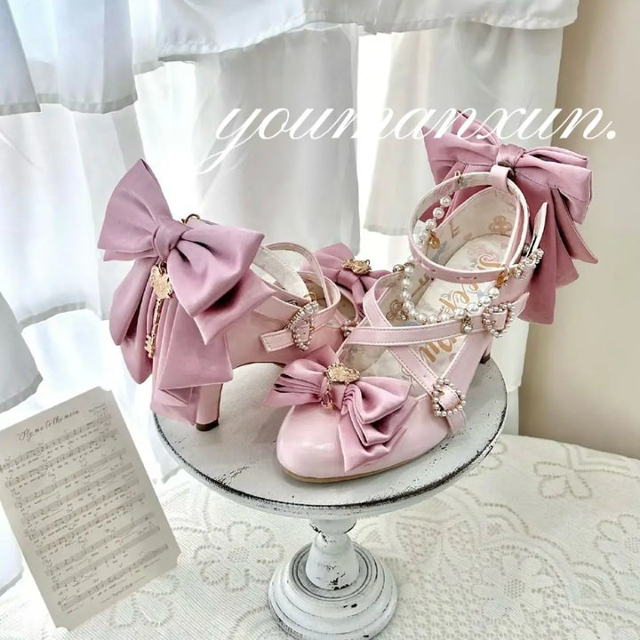 Elegant and cute Lolita shoes Soft Jam Studio