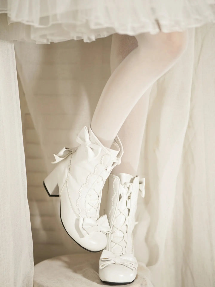 Elegant original Lolita boots for autumn and winter Soft Jam Studio