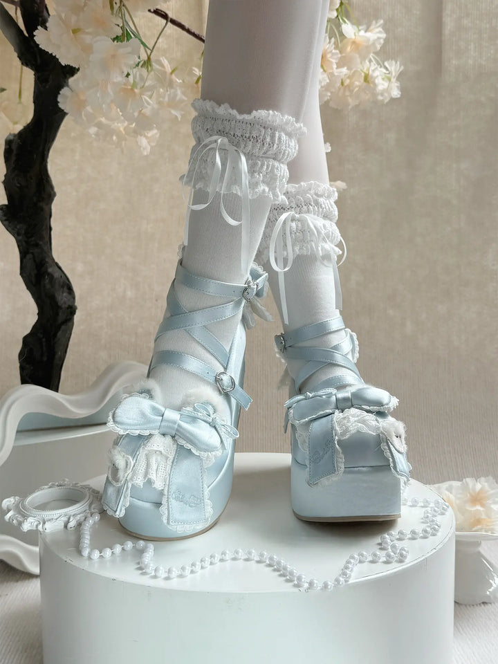 Lolita Bear Ears Bow Mary Jane Soft Jam Studio