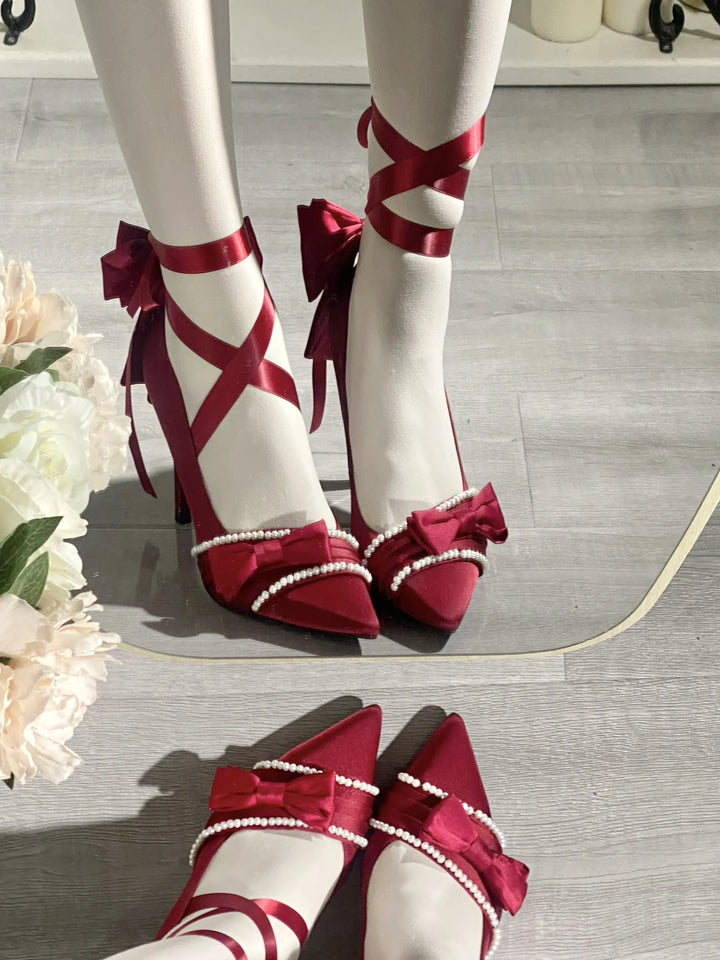 Bow pointed stilettos Soft Jam Studio