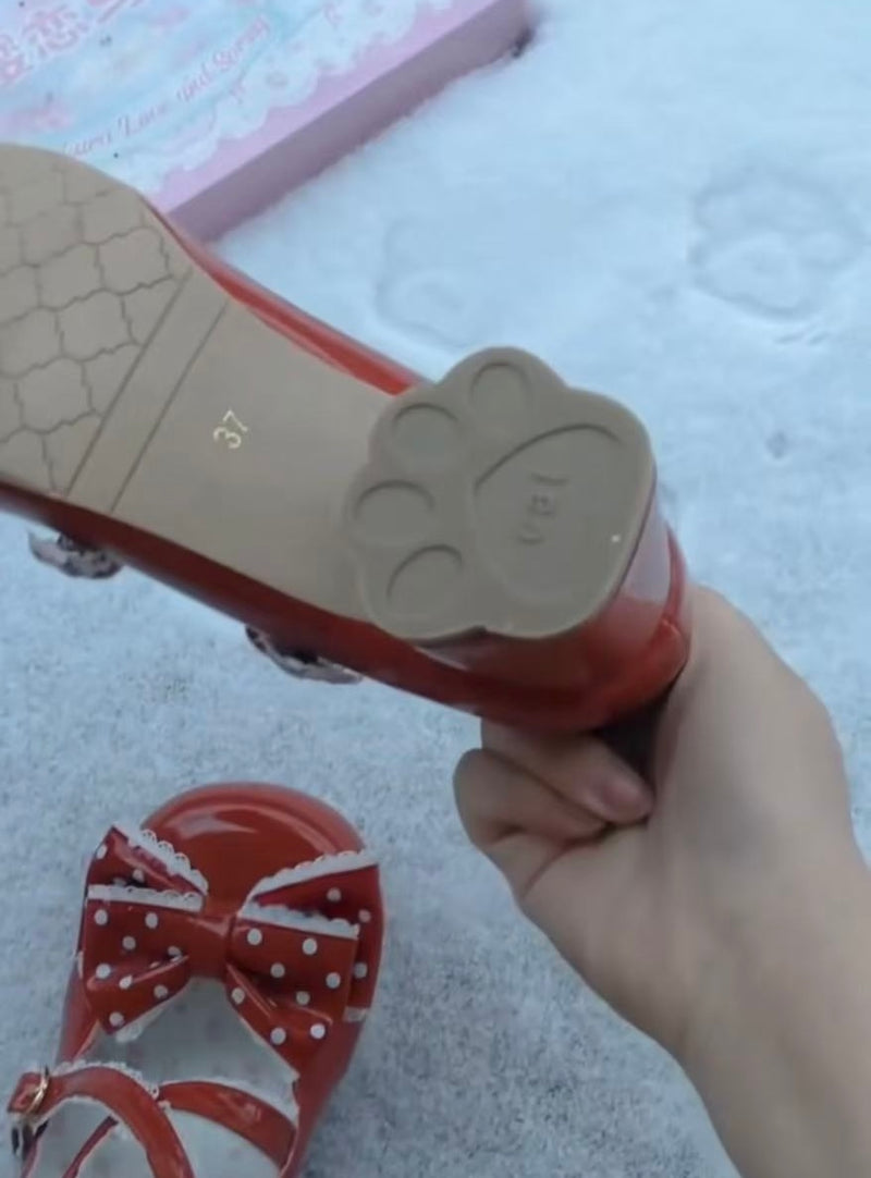 Cute Kitten Paws Lolita Flats