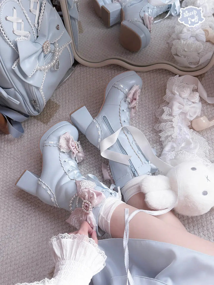 Cute retro autumn and winter boots Soft Jam Studio