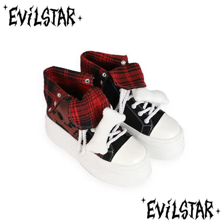 Skull Bones Canvas Shoes Soft Jam Studio