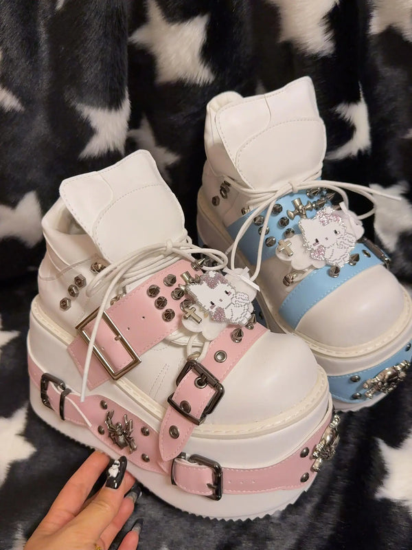 Hello Kitty Studded Platform Shoes