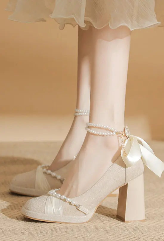 Glittery Mary Jane high heels Soft Jam Studio